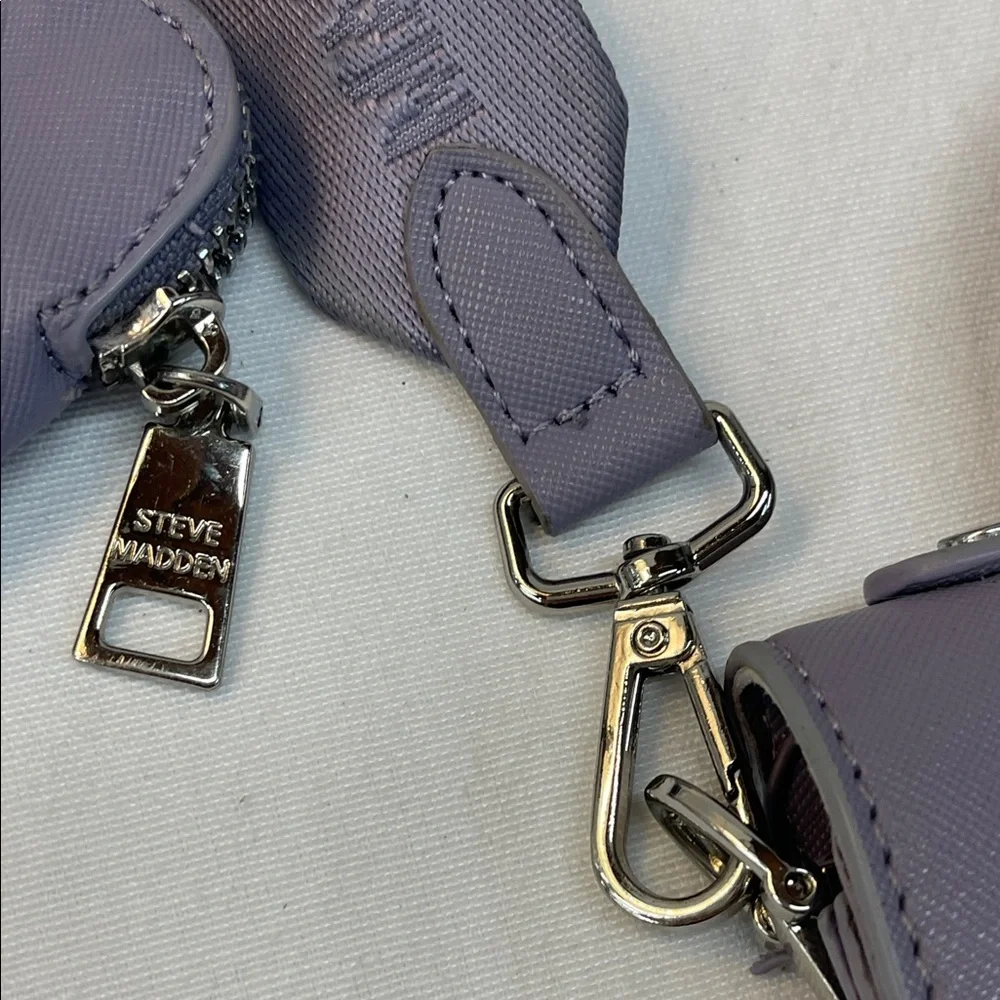 Steve Madden Lavender Crossbody with Detachable Straps and Coin Pouch - Picture 5 of 16